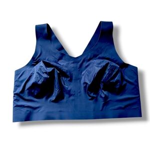 EVELYN & BOBBIE Scoop Bra in Midnight Navy 3XL